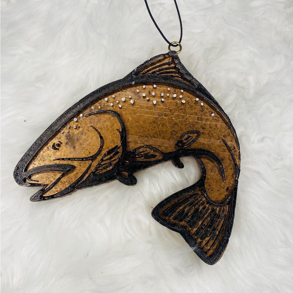 Brown Trout Car Freshie